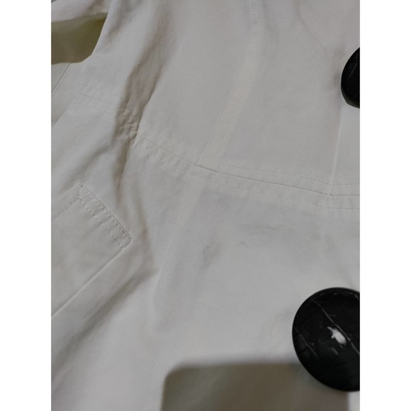 White spring peacoat Size Small - Picture 6 of 7